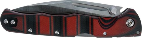 COLD STEEL FRENZY II / 8 بوصات إجمالية / 3.5 بوصات شفرة قدم الغنم / فولاذ 3 فولت / مقبض G10 / قفل ثلاثي الإعلانات / أحمر / أسود in Kuwait