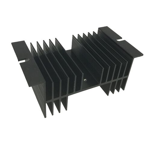 Saim Aluminum Heatsink Heat Dissipation Sink for Solid State Relay SSR Black 3 Pcs in Saudi Arabia