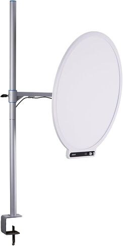 amaran Verge Max 22" 60W Bi-Color Circular LED Light Panel, White - Includes Desk Clamp Stand with a 360deg Swing Mounting Arm and 180deg Pan & Tilt Control in Saudi Arabia