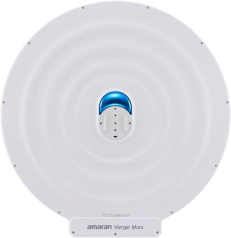 amaran Verge Max 22" 60W Bi-Color Circular LED Light Panel, White - Includes Desk Clamp Stand with a 360deg Swing Mounting Arm and 180deg Pan & Tilt Control in Saudi Arabia