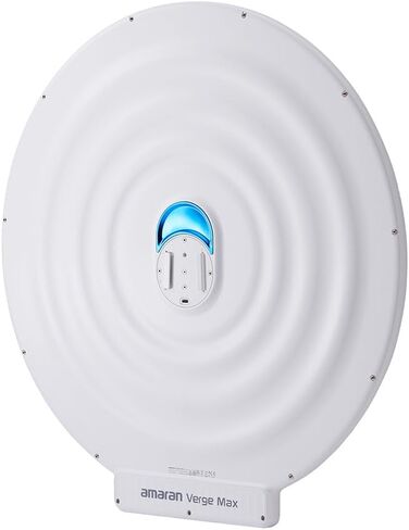 amaran Verge Max 22" 60W Bi-Color Circular LED Light Panel, White - Includes Desk Clamp Stand with a 360deg Swing Mounting Arm and 180deg Pan & Tilt Control in Saudi Arabia