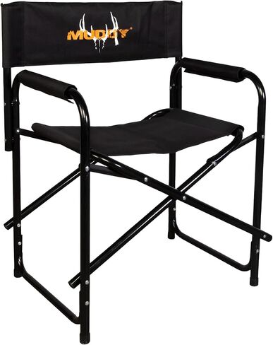 Muddy Directors Foldable Ground Chair with Built-in Arm Rests for Blind Hunting or Tailgating, Wide Design for a Comfortable Fit in Saudi Arabia