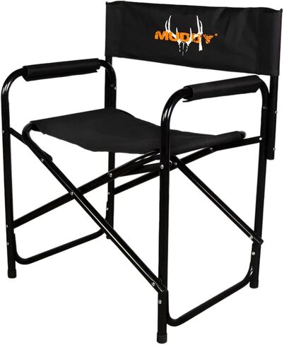 Muddy Directors Foldable Ground Chair with Built-in Arm Rests for Blind Hunting or Tailgating, Wide Design for a Comfortable Fit in Saudi Arabia