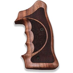 العلامة التجارية KSD Smith Wesson K/L/X - إطار دائري بمقبض من خشب الجوز in Kuwait