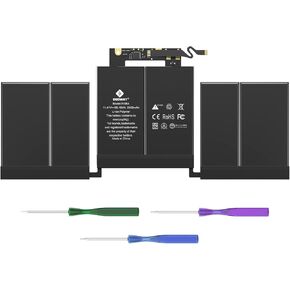 بطارية A1989 A2251، بطارية كمبيوتر محمول بديلة Egoway A1964 لجهاز MacBook Pro 13 بوصة A1989 (منتصف عام 2018، عام 2019) وA2251 (عام 2020)، EMC 3214 3358 3348 in Kuwait