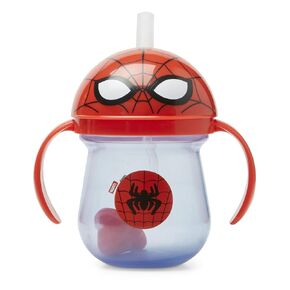 كوب Spidey and his Amazing Friends ذو القش من The First Years - كوب سبايدر مان للأطفال الصغار مقاوم للانسكاب مع غطاء قلاب - آمن للاستخدام في غسالة الأطباق - 7 أونصة - للأعمار من 6 أشهر فما فوق in Kuwait