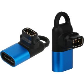 2pcs Charger Adapter for COROS Smartwatch, USB C Charging Cable Converter Adapter Compatible with COROS PACE 3, PACE 2, APEX, APEX 2Pro, VERTIX, VERTIX 2, and More in Kuwait