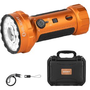 OLIGHT Marauder Mini 2 مصباح يدوي ساطع 10,000 لومن مع مسافة شعاع 750 مترًا، ضوء قابل لإعادة الشحن مع شحن مزدوج و5 أوضاع إضاءة للأماكن الخارجية والتخييم وحالات الطوارئ (أزرق منتصف الليل) in Kuwait