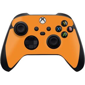 غلاف Mighty Skins متوافق مع وحدة تحكم Xbox Series X وS - برتقالي صلب | غطاء ملتف واقٍ ومتين وفريد ​​من نوعه من الفينيل | سهل التطبيق وتغيير الأنماط | صنع في الولايات المتحدة الأمريكية in Kuwait