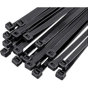 18 بوصة العلاقات كابل أسود 300 حزمة الأشعة فوق البنفسجية مقاومة النايلون البريدي العلاقات 60 رطل قوة الشد للاستخدام في الأماكن المغلقة في الهواء الطلق الأسلاك الكهربائية البستنة خرطوم تجميع in Kuwait