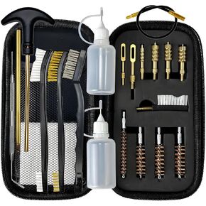 Gun Cleaning Kit, Universal Gun Cleaning Kit for All Caliber Shotgun Pistol Rifle Cleaning Kit with Mat Portable Case in Saudi Arabia