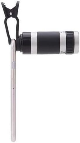 8X18 HD Monocular Lens High-Definition High-Power for Mobile Telescope Outdoor Photography, Black in Saudi Arabia