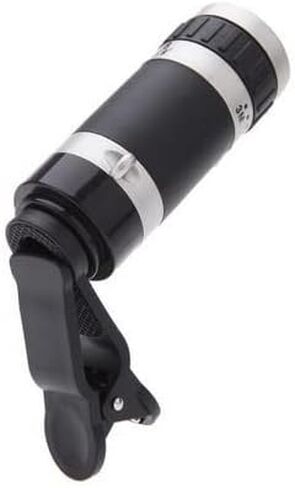 8X18 HD Monocular Lens High-Definition High-Power for Mobile Telescope Outdoor Photography, Black in Saudi Arabia