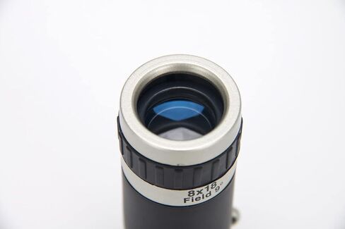 8X18 HD Monocular Lens High-Definition High-Power for Mobile Telescope Outdoor Photography, Black in Saudi Arabia