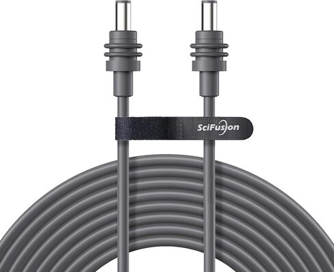 كابل طاقة Starlink Mini بطول 100 قدم/30 متر، DC5521 ذكر إلى ذكر، مقاوم للماء - بديل كابل الطاقة Starlink Mini DC in Kuwait