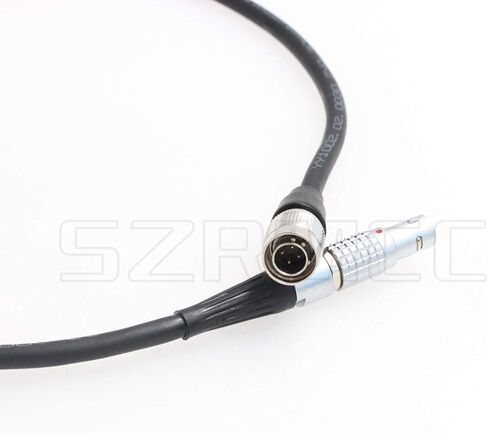 SZRMCC Hirose 4 Pin Male to 0B 2 Pin Male Power Cable for Sony F5 F55 Camera to Teradek Bond Bolt (Straight Cable) in Saudi Arabia