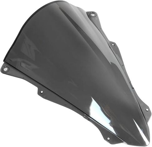 One.K.S إكسسوارات الدراجات النارية انحرافات الرياح الزجاجية المتزايدة لـ KA-wasaki ZX4R ZX4RR ZX4R-SE/ZX25R ZX25RR (رمادي) in Kuwait