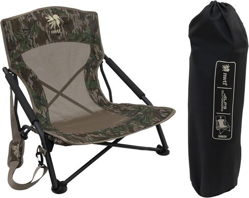 ALPS OutdoorZ NWTF Vanish Low-Profile Hunting Chair – Portable Folding Turkey Chair in Mossy Oak Greenleaf with Carry Strap, Compact Design & Durable Steel Frame for Turkey & Predator Hunting in Saudi Arabia