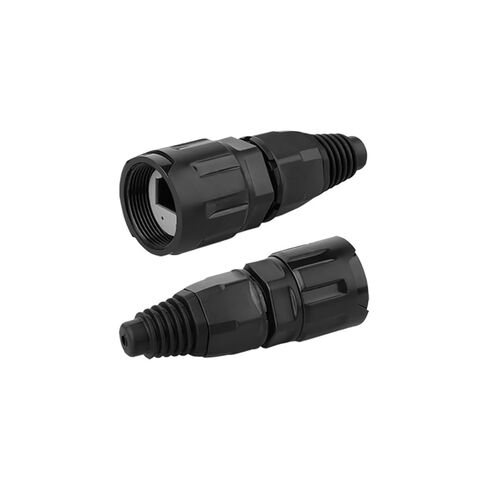 1PCS Waterproof RJ45 Connector Signal Transmission Ethernet LAN Dual Ports Panel Mount Female Socket Network Cable Connectors(Socket(JSX-29-001)) in Saudi Arabia