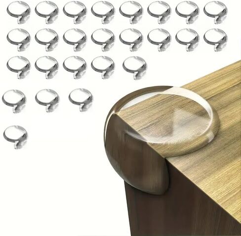 10 Pcs Corner Protector for Desk Protectors Guards, Furniture Corner Guard & Edge Safety Proof Bumper Cushion Clear & Transparent in Saudi Arabia