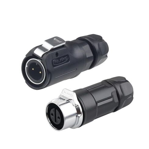1Pcs M12 Tiny Industrial Connector 2 3 4 5 6 7 8 Pin Waterproof 100V/125V AC Power Cable Connector for Electronic Instruments(4 Pin Set) in Saudi Arabia