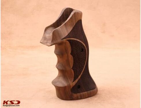 العلامة التجارية KSD Smith Wesson K/L/X - إطار دائري بمقبض من خشب الجوز in Kuwait