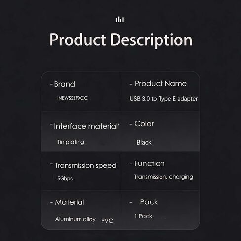 رأس اللوحة الأمامية USB 5 جيجابت في الثانية، 90 درجة USB 3.0 ذكر إلى محول أنثى E لمحول اللوحة الأم الداخلي 1 حزمة in Kuwait