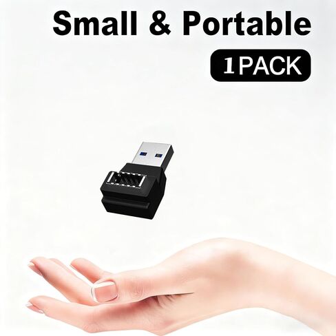 رأس اللوحة الأمامية USB 5 جيجابت في الثانية، 90 درجة USB 3.0 ذكر إلى محول أنثى E لمحول اللوحة الأم الداخلي 1 حزمة in Kuwait