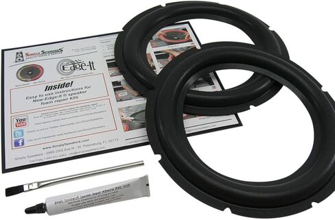 10 Inch Foam Speaker Repair Kit Fits Rockford Fosgate FSK-10 Rockford (Pair) in Saudi Arabia