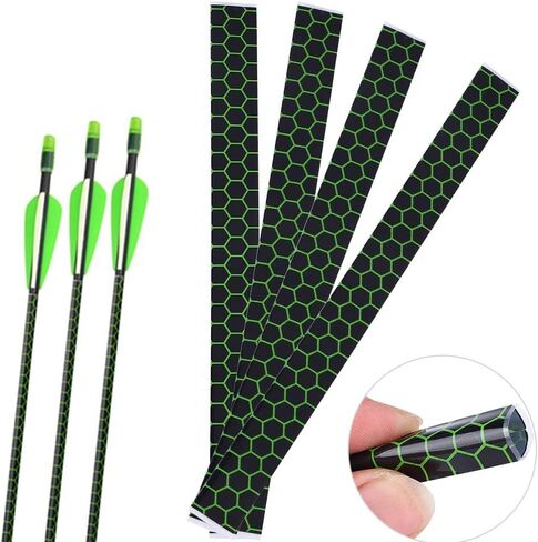 Archery Wraps Sticker,Universal Heat Shrink Wraps Archery Shafts Fletches Bow Accessory Pack of 15 in Saudi Arabia