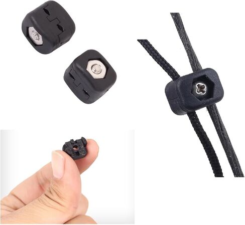 2 Pack Drop Away Arrow Rest String Clamp Buckle Fastener Clip Replacement Bowstring Adjustment Knob Mount for Compound Bow Fall Drop Archery Outdoor Hunting Shooting Accessory in Saudi Arabia