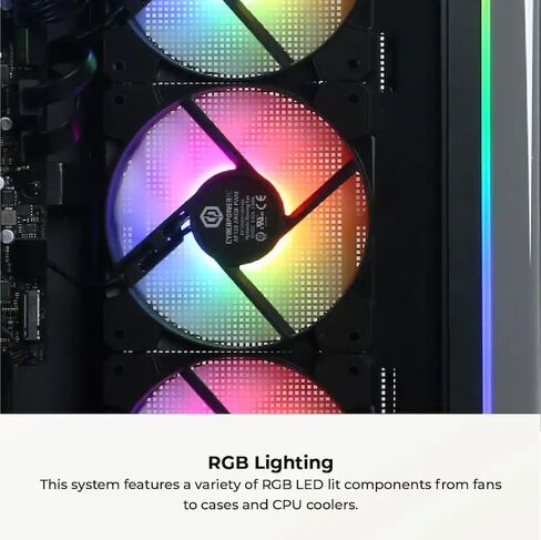 CyberpowerPC Gamer Xtreme Gaming Desktop PC - Intel Core i5-14400F CPU, 16GB DDR5 RAM, 1TB PCIe SSD, NVIDIA GeForce RTX 5060 8GB GDDR7, RGB Lighting, Windows 11 Home (GXi3200BSTV10) in Saudi Arabia