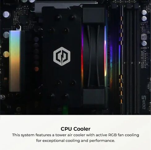 CyberpowerPC Gamer Xtreme Gaming Desktop PC - Intel Core i5-14400F CPU, 16GB DDR5 RAM, 1TB PCIe SSD, NVIDIA GeForce RTX 5060 8GB GDDR7, RGB Lighting, Windows 11 Home (GXi3200BSTV10) in Saudi Arabia