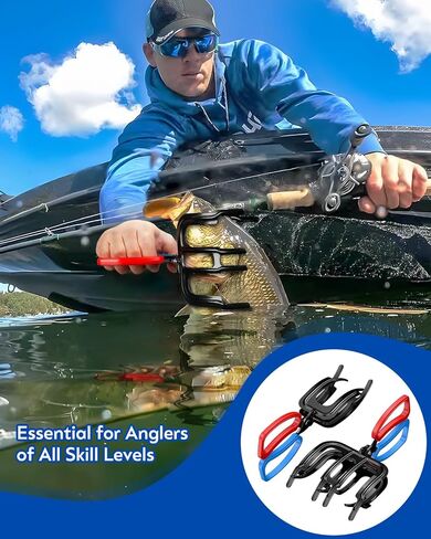 Pawfly 2 Pcs Fish Grippers, Non-Slip 2 or 3 Claw Fishing Pliers, Metal & ABS Plastic, Multifunctional Fish Control Clamps in Saudi Arabia
