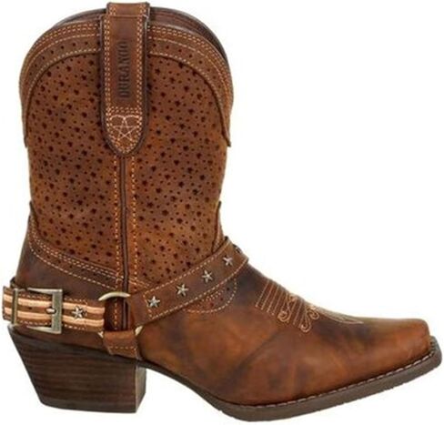 Crush by Durango Women's Brown Ventilated Shortie Boot in Saudi Arabia
