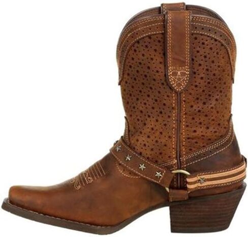 Crush by Durango Women's Brown Ventilated Shortie Boot in Saudi Arabia