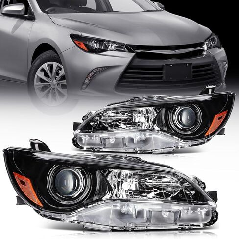 ECCPP Headlight Assembly For Ford E-150 E-250 2008-2014,For Ford E-350 Super Duty E-450 Super Duty F650 F750 2008-2019 2021 Driver and Passenger Side (Chrome Housing Clear Lens) in Saudi Arabia