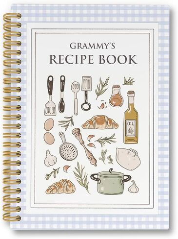laveliabel Nonnie Gifts Spiral Notebook، كتاب وصفات للكتابة في وصفاتك الخاصة، كتاب طبخ وصفة Nonnie's Nonnie's، دفتر ملاحظات حلزوني لوصفات الجدة للمطبخ، 5.5x8.3 بوصة (وردي) in Kuwait