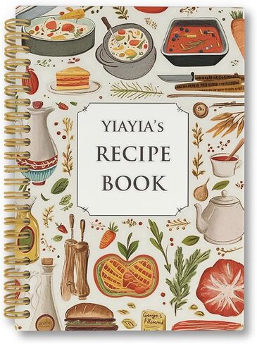 laveliabel Nonnie Gifts Spiral Notebook، كتاب وصفات للكتابة في وصفاتك الخاصة، كتاب طبخ وصفة Nonnie's Nonnie's، دفتر ملاحظات حلزوني لوصفات الجدة للمطبخ، 5.5x8.3 بوصة (وردي) in Kuwait