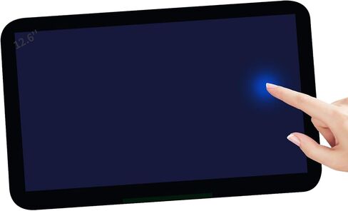 شاشة LCD مقاس 12.6 بوصة بديلة لمحول رقمي لشاشة DVD للمقعد الخلفي لتلفزيون كاديلاك إسكاليد 2021-2024، شاشة تعمل باللمس لشاشة GMC Yukon XL Chevy Suburban Tahoe 2021-2023 84824745 86786028 in Kuwait