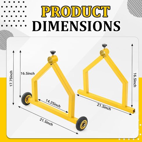 Lounsweer Wire Spool Rack Portable Cable Caddy with Wheels for Efficient Cable Management, Steel Fully Welded Wire Rack Dispenser for up to 28" Diameter Spools, Orange in Saudi Arabia