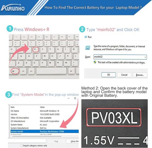PV03XL PP03XL 43.3Wh استبدال البطارية لـ HP Pavilion x360 15-EH 15-EH0000 13-BB 13-BB0000 14-DW000 14M-DW14-DK0000 14-DV Series PV03XL PP03XL L83388-421 L83388-AC1 11.55 فولت in Kuwait
