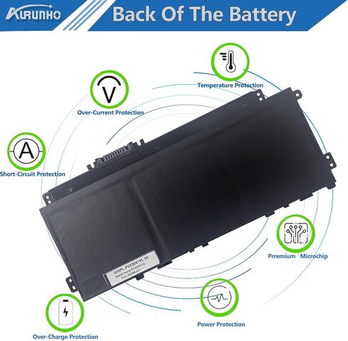 PV03XL PP03XL 43.3Wh استبدال البطارية لـ HP Pavilion x360 15-EH 15-EH0000 13-BB 13-BB0000 14-DW000 14M-DW14-DK0000 14-DV Series PV03XL PP03XL L83388-421 L83388-AC1 11.55 فولت in Kuwait