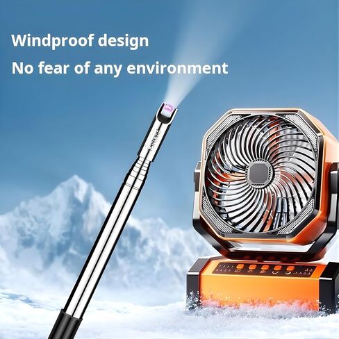 V3 قابل للتمديد 3.2 قدم LED قوس إضافي طويل عديم اللهب مدفأة موقد ولاعة شمعة كهربائية للضوء التجريبي، الشوي، حفرة النار، المطبخ، الشواء (أسود) in Kuwait
