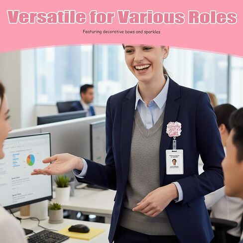 Cute Pink Bow Badge Reel - Badge Reels Retractable ID Holder with Alligator Clip Accessories for Medical Assistant,Nurse,Nursing Student and Teacher in Saudi Arabia
