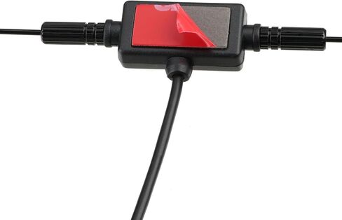 Superbat FM Radio Antenna 75 Ohm Adhesive Mounting Indoor FM Dipole Antenna for Stereo Receiver Indoor Pioneer Onkyo Yamaha Marantz Bose Wave Music System AV Audio Video Home Theater Receiver in Kuwait