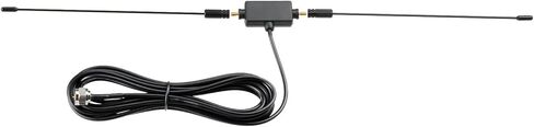 Superbat FM Radio Antenna 75 Ohm Adhesive Mounting Indoor FM Dipole Antenna for Stereo Receiver Indoor Pioneer Onkyo Yamaha Marantz Bose Wave Music System AV Audio Video Home Theater Receiver in Kuwait