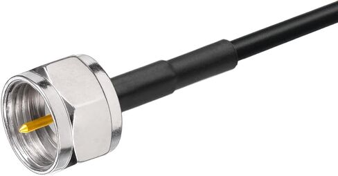 Superbat FM Radio Antenna 75 Ohm Adhesive Mounting Indoor FM Dipole Antenna for Stereo Receiver Indoor Pioneer Onkyo Yamaha Marantz Bose Wave Music System AV Audio Video Home Theater Receiver in Kuwait
