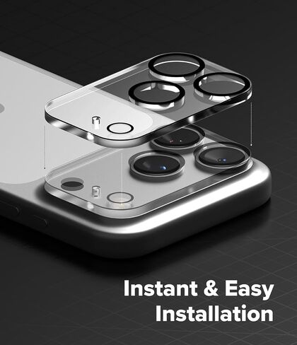 Ringke Camera Glass Pro for iPhone 17 Pro Max Camera Lens Protector [Super Easy to Install] Case Friendly Shatterproof Premium 9H Hardness Tempered Glass - 2 Pack in Saudi Arabia
