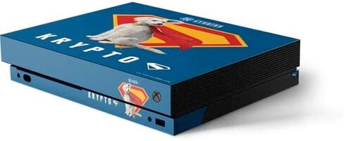 Skinit Decal Gaming Skin Compatible with Xbox One X Console - Officially Licensed DC Comics Superman Comic Pattern Logo in Red Design in Saudi Arabia